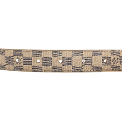Louis Vuitton Damier Azur LV Initiales Belt 90 36 6 of 7