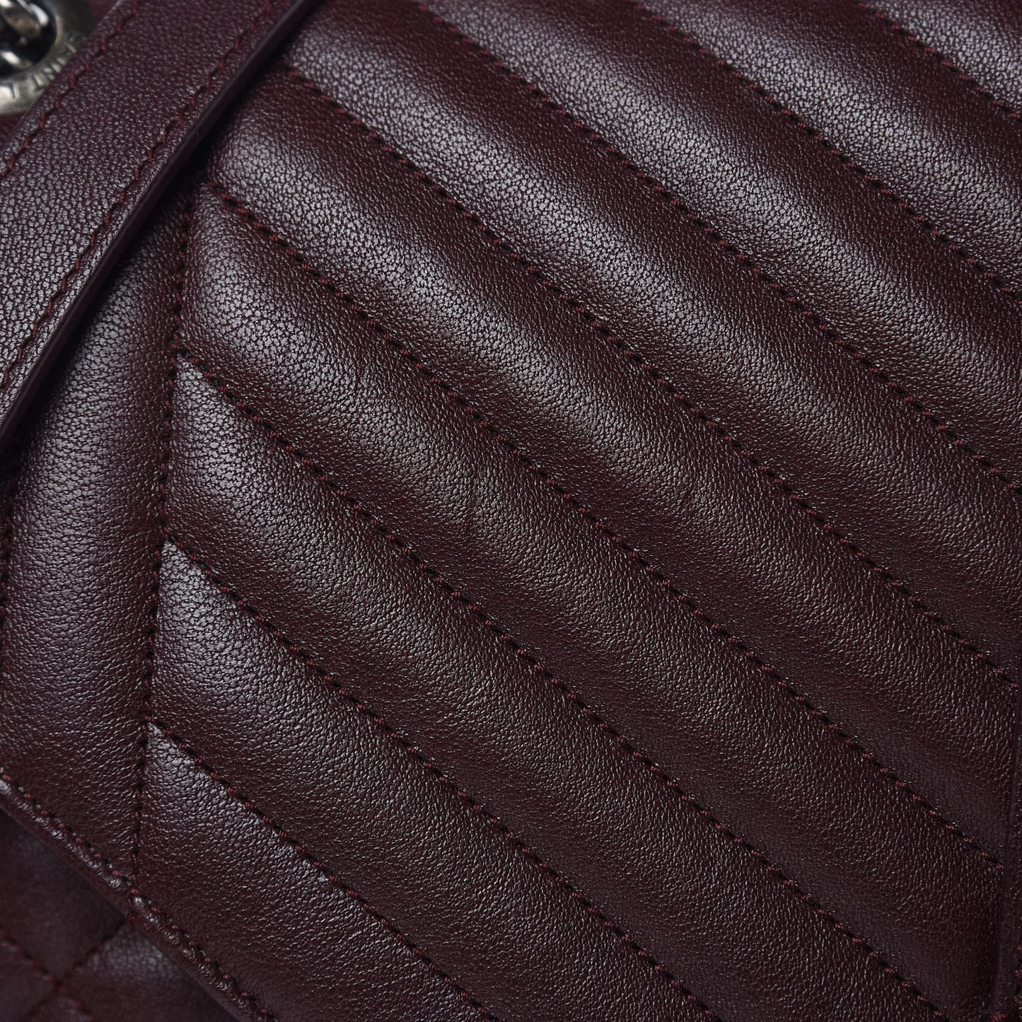 Calfskin Mixed Matelasse Triquilt Large Monogram Envelope Satchel Bordeaux