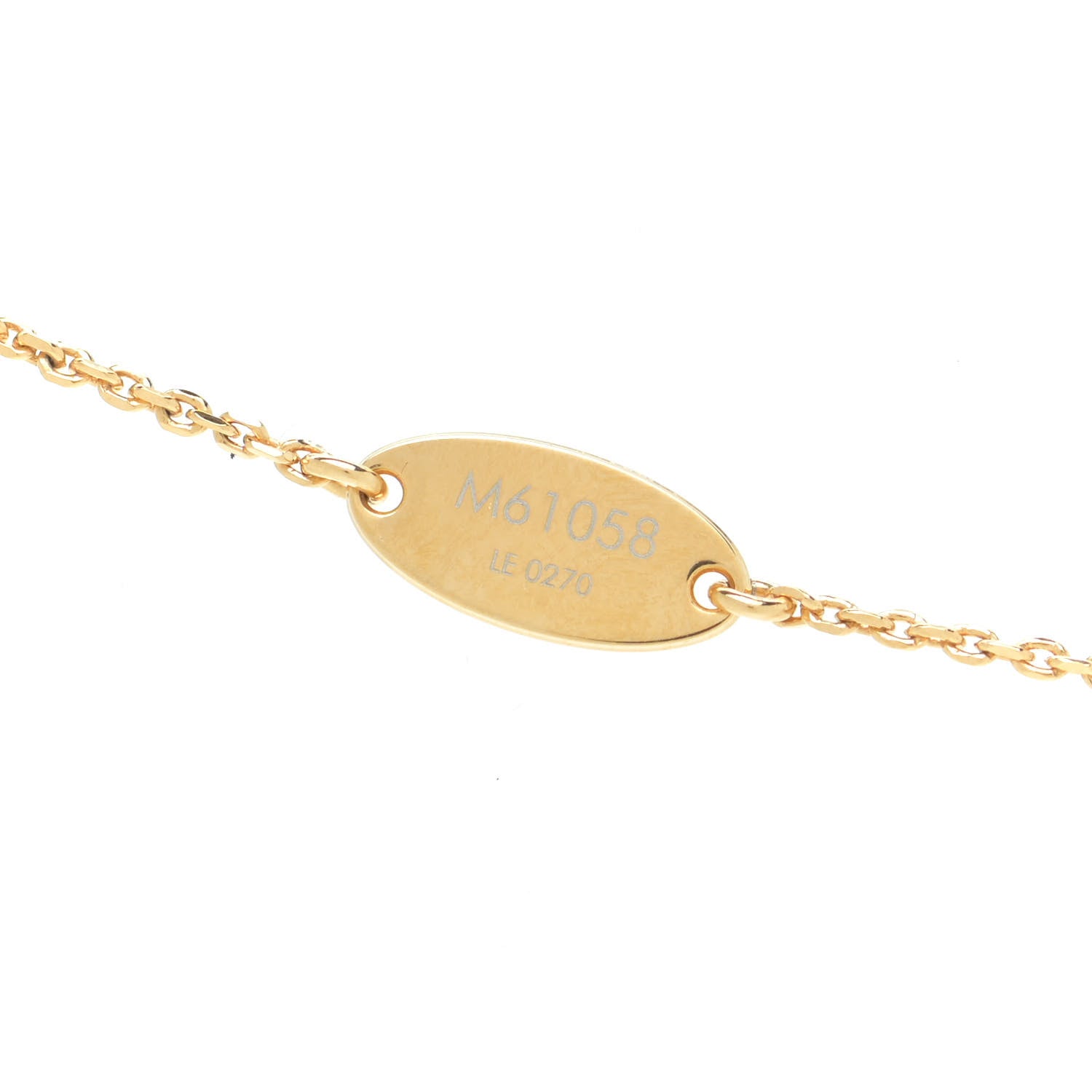 Louis Vuitton LV And Me Letter C Necklace Gold 7 of 8