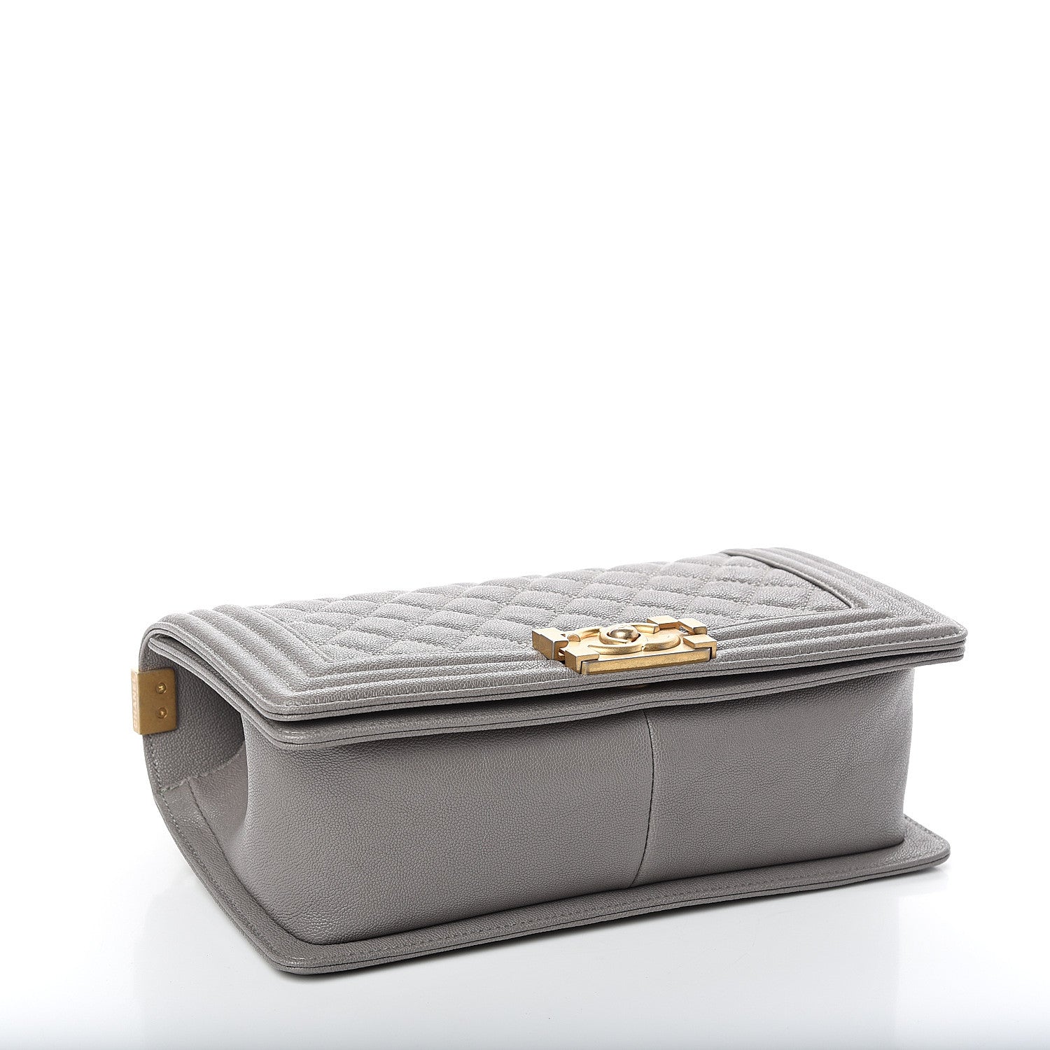 Chanel Caviar Quilted Medium Boy Flap Grey 3 of 10