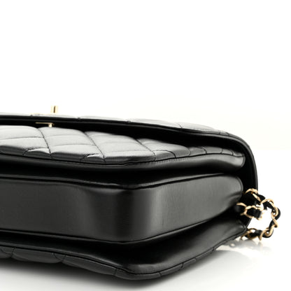 Chanel Lambskin Quilted Medium Trendy CC Flap Dual Handle Bag Black 10 of 11