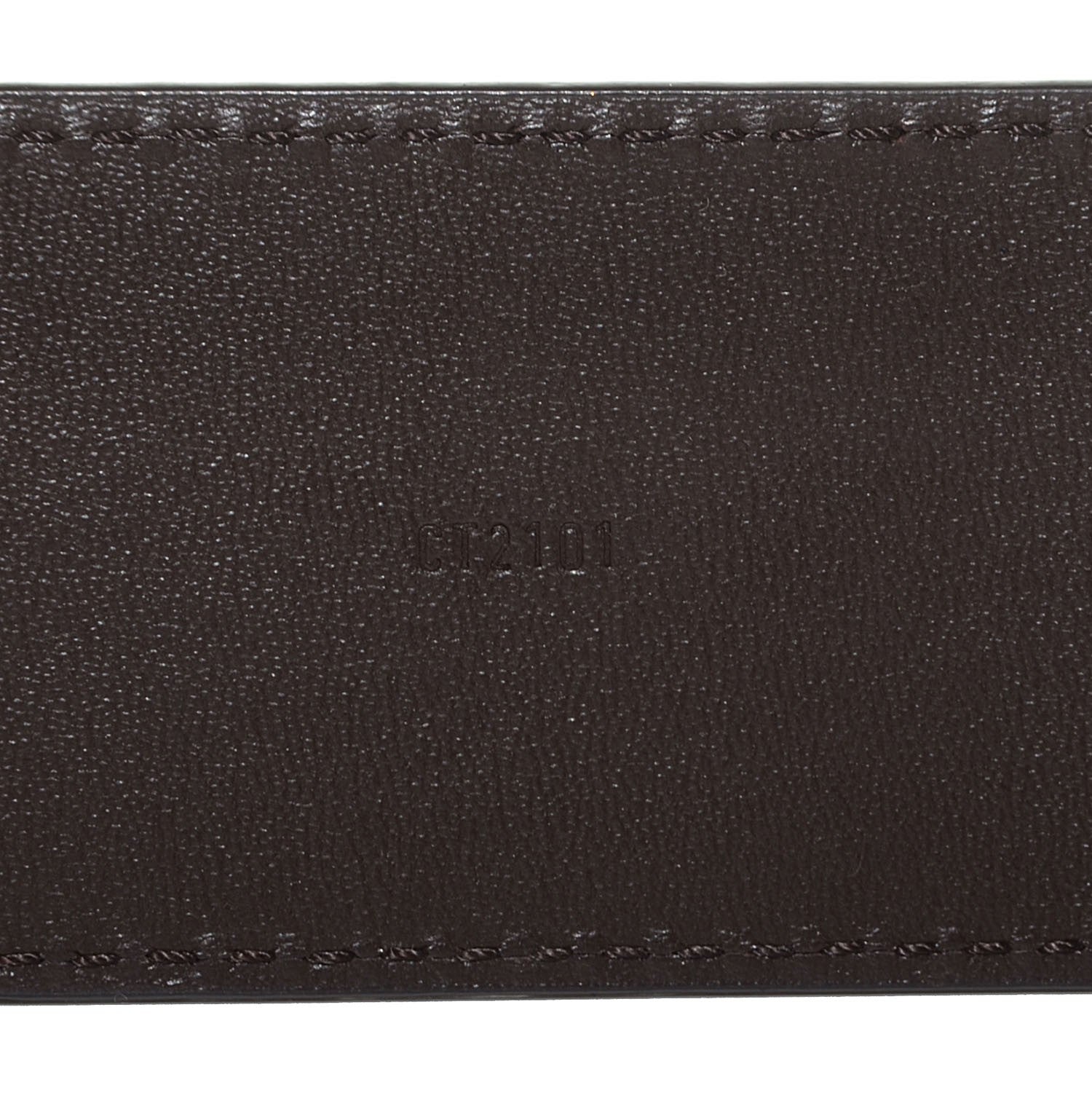 Louis Vuitton Damier Ebene LV Initiales Belt 100 40 5 of 9