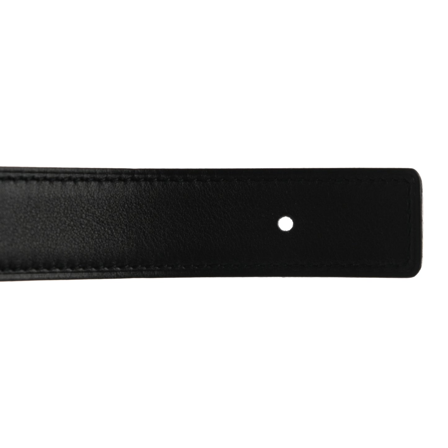 Swift Epsom 32mm Martelee Constance H Belt 85 Black Etoupe