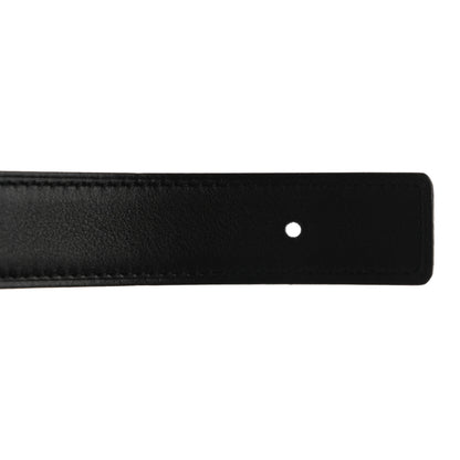 Hermes Swift Epsom 32mm Martelee Constance H Belt 85 Black Etoupe 6 of 8