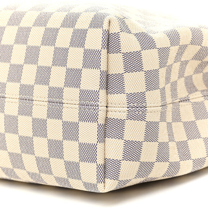 Louis Vuitton Damier Azur Graceful MM Rose Ballerine 9 of 10