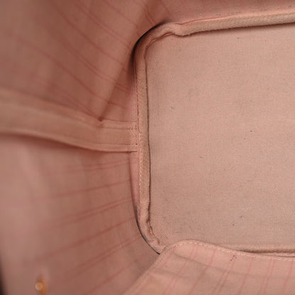 Louis Vuitton Damier Ebene Neo Neverfull MM Rose Ballerine 9 of 13
