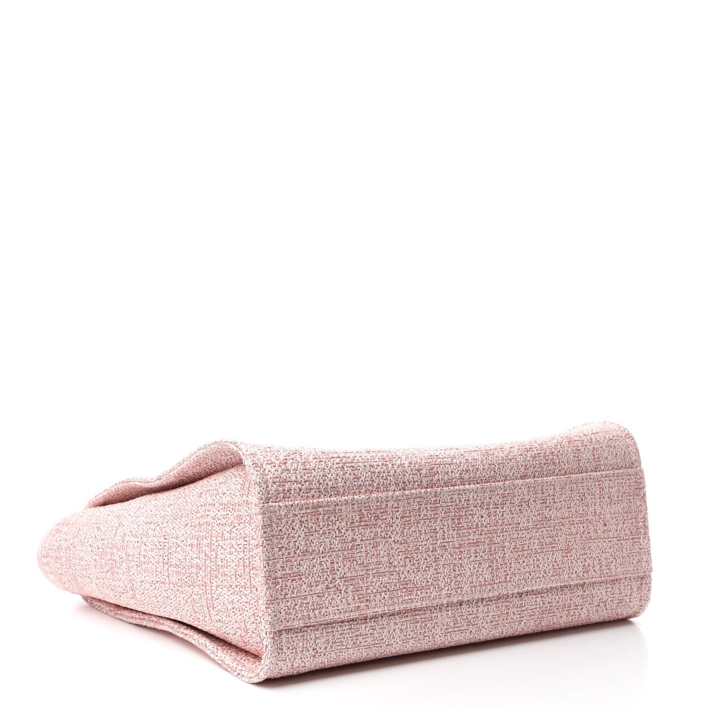 Lurex Boucle Small Deauville Tote Pink