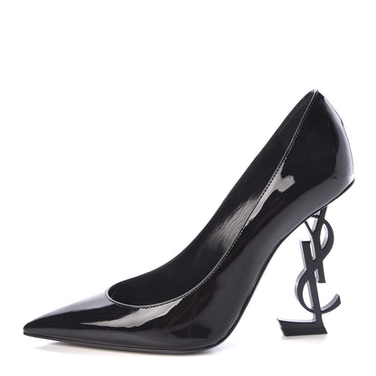 Saint Laurent Patent Opyum 110 Pumps 35 Black 1 of 9