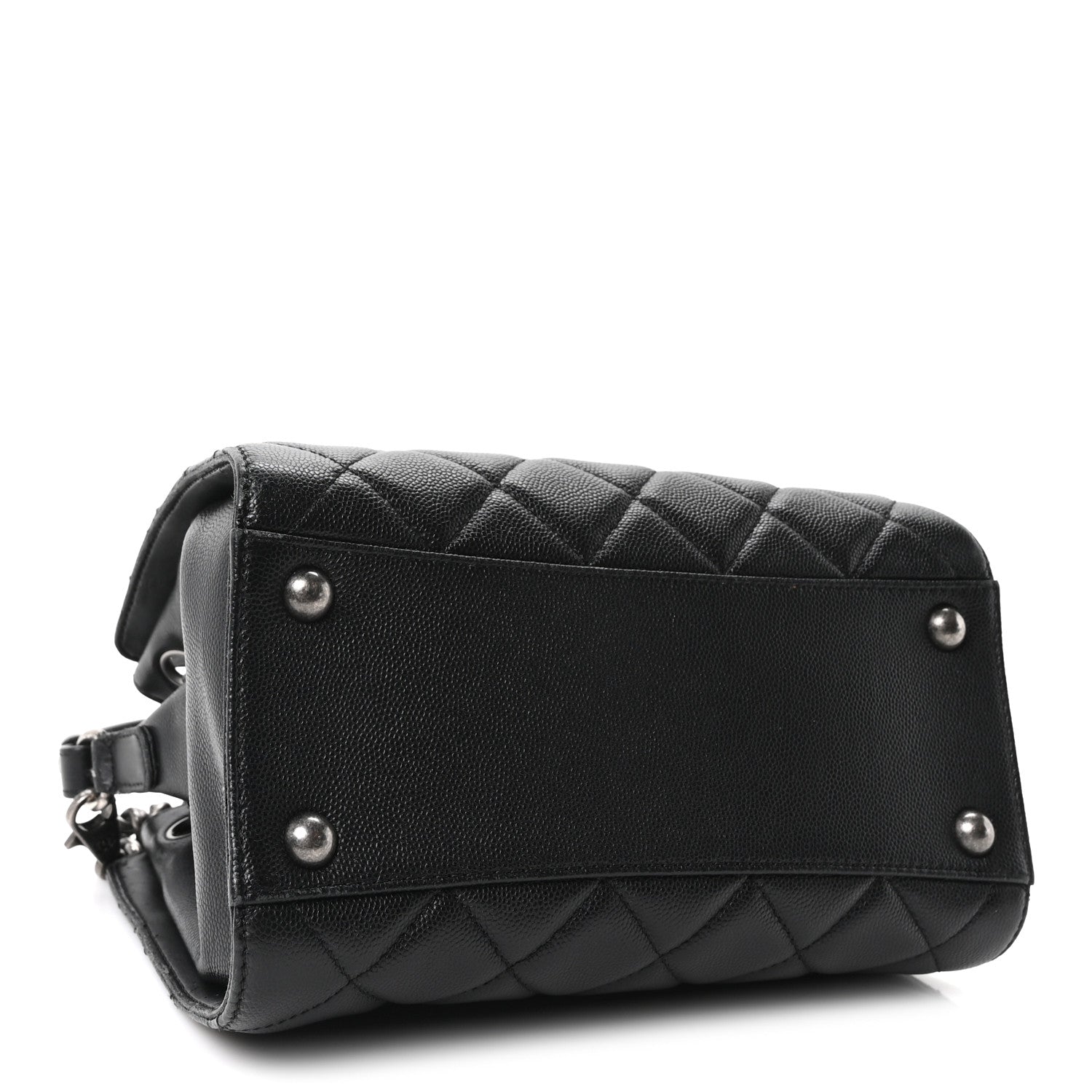 Chanel Caviar Quilted Small CC Bucket Bag Black 4 of 10