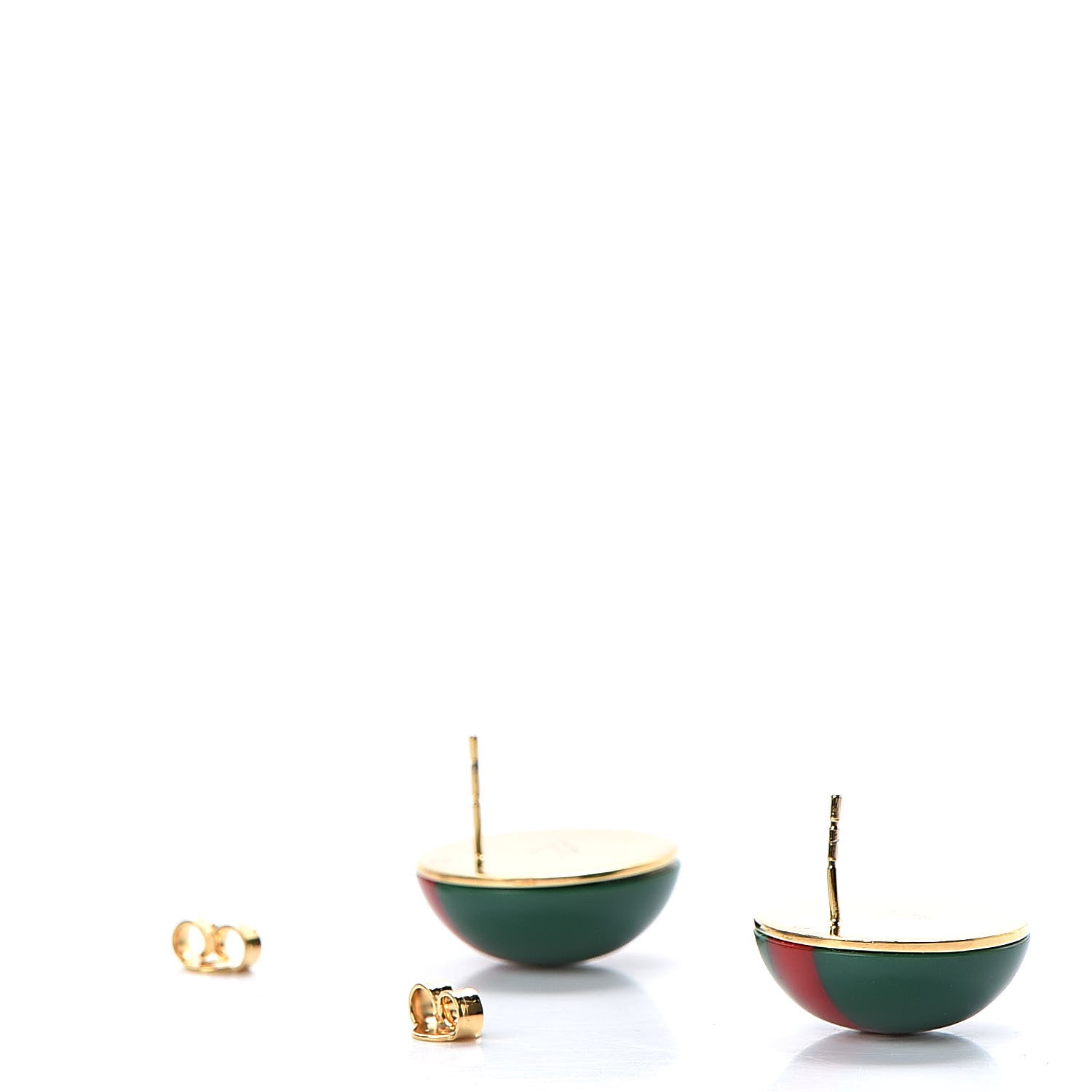 Gucci Resin Web Stud Earrings 3 of 5