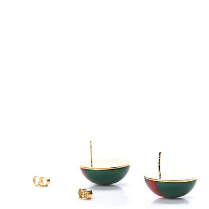 Gucci Resin Web Stud Earrings 3 of 5