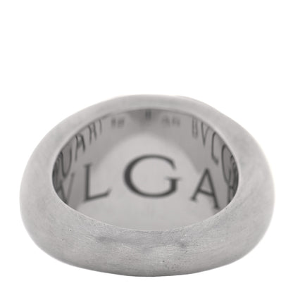 Bulgari 18K White Gold Dome Ring 49 4.75 4 of 7