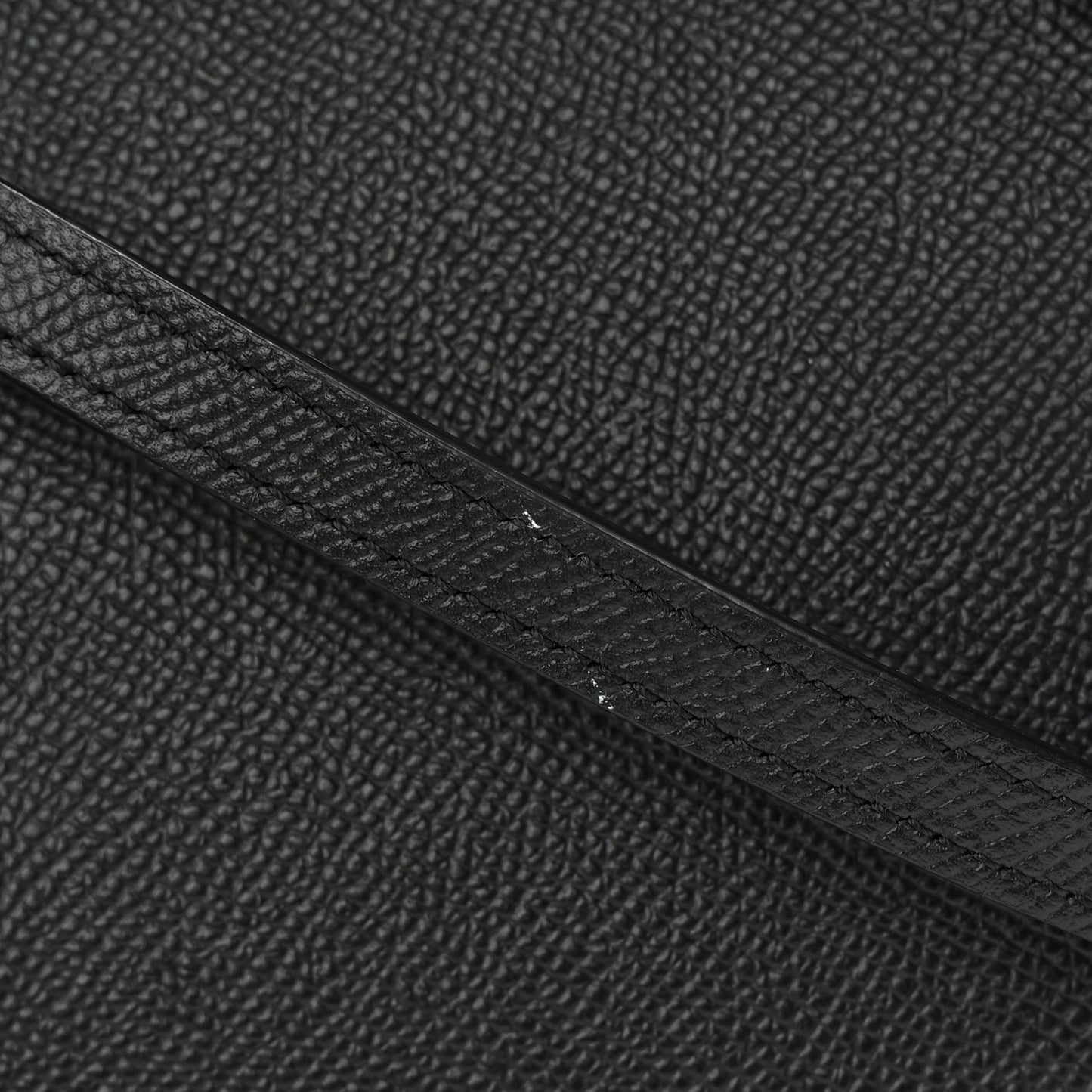 Grained Calfskin Nano Belt Bag Black