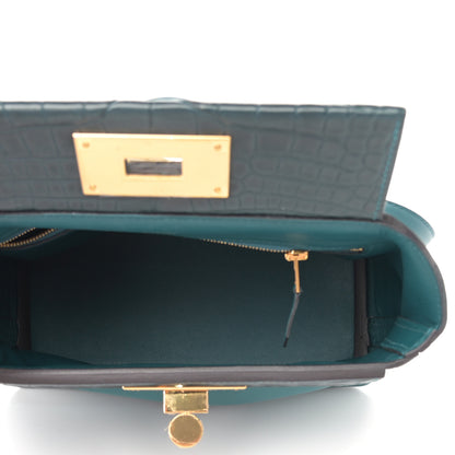 Hermes Evercolor Matte Alligator Touch 24/24 21 Vert Cypress 4 of 14