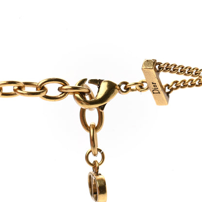 Christian Dior Metal J'Adior Choker Necklace Aged Gold 4 of 6