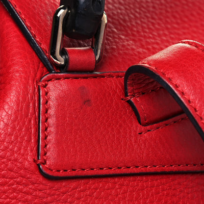 Gucci Cellarius Calfskin Medium Bamboo Backpack Hibiscus Red 15 of 15