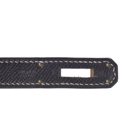 Hermes Veau Grain Lisse Kelly Sellier 32 Black 9 of 33
