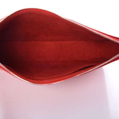 Louis Vuitton Epi Pochette Accessories NM Coquelicot 6 of 7
