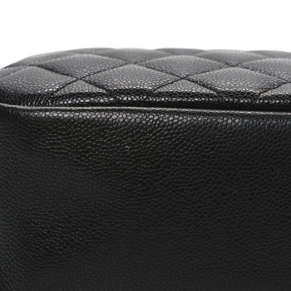Chanel Caviar Quilted Medium Curvy Pouch Cosmetic Case Black 11 of 11