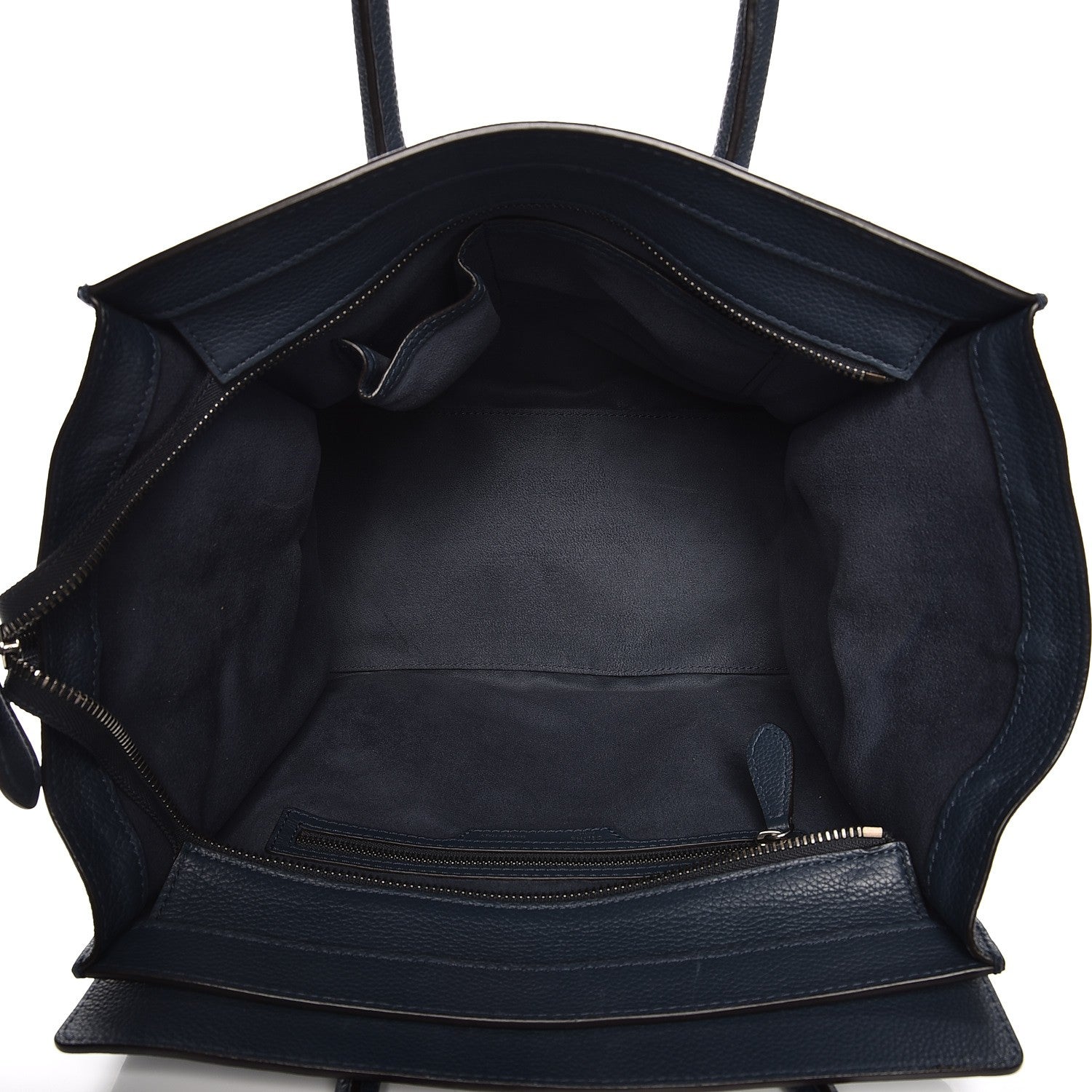 Celine Drummed Calfskin Mini Luggage Orage 5 of 10