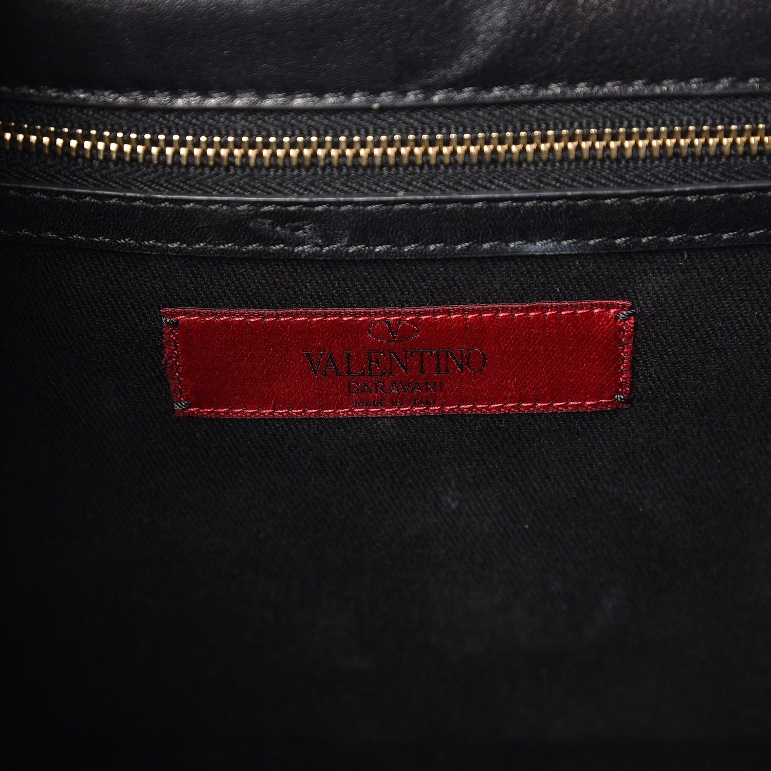 Valentino Garavani Vitello Medium Glam Lock Rockstud Flap Black 6 of 10