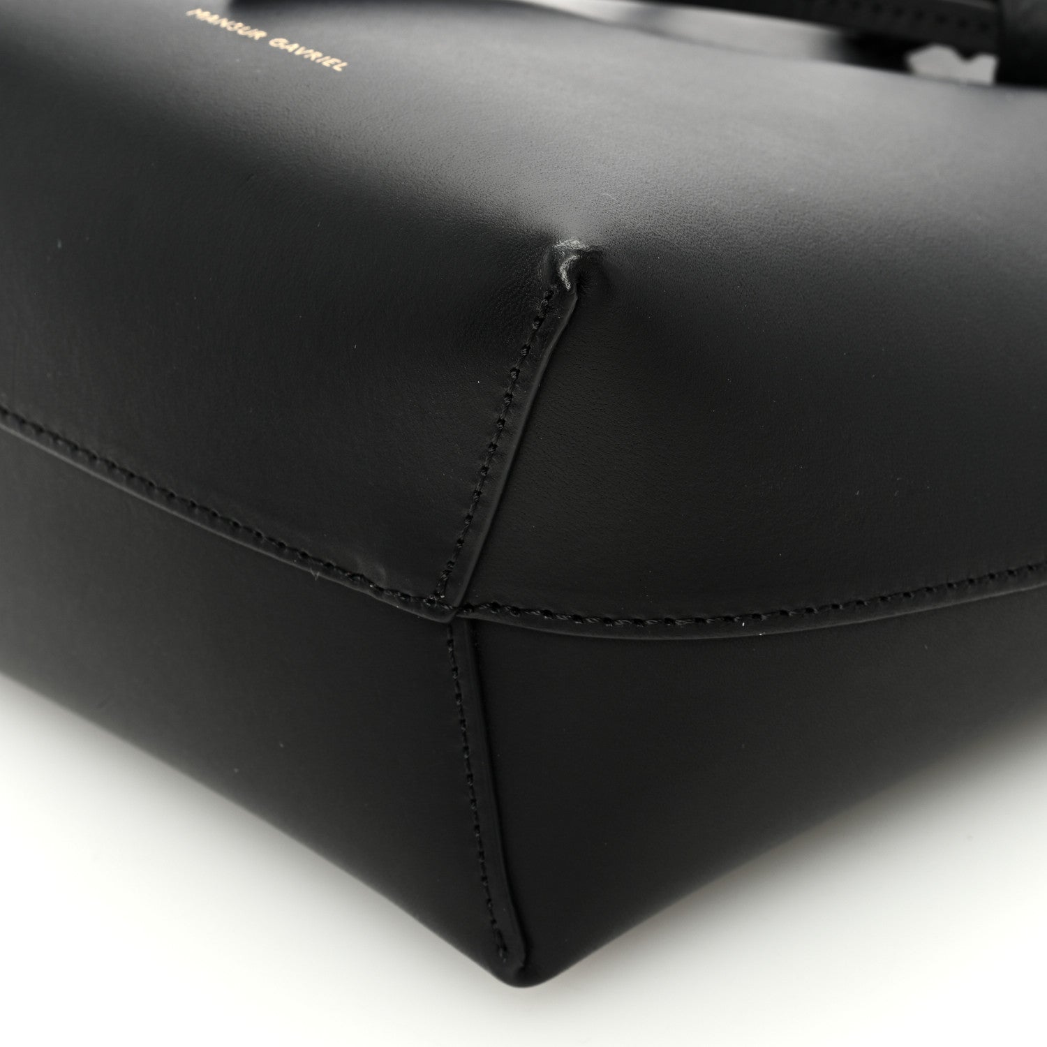 Mansur Gavriel Calfskin Mini Mini Bucket Bag Black Flamma 10 of 10