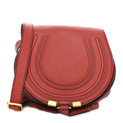Chloe Calfskin Mini Marcie Round Crossbody Bag Brick 1 of 7