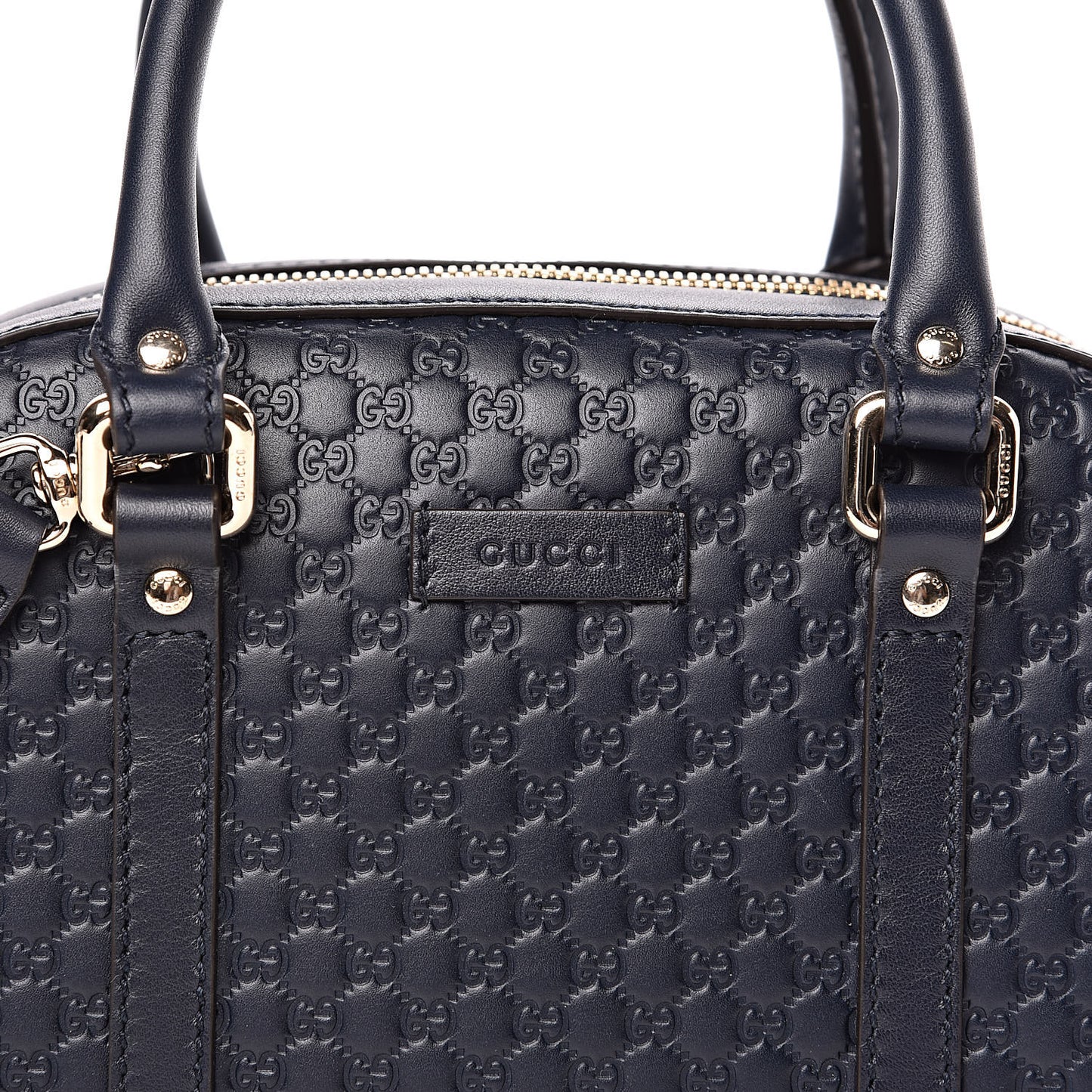 Soft Microguccissima Small Crossbody Bag Blue