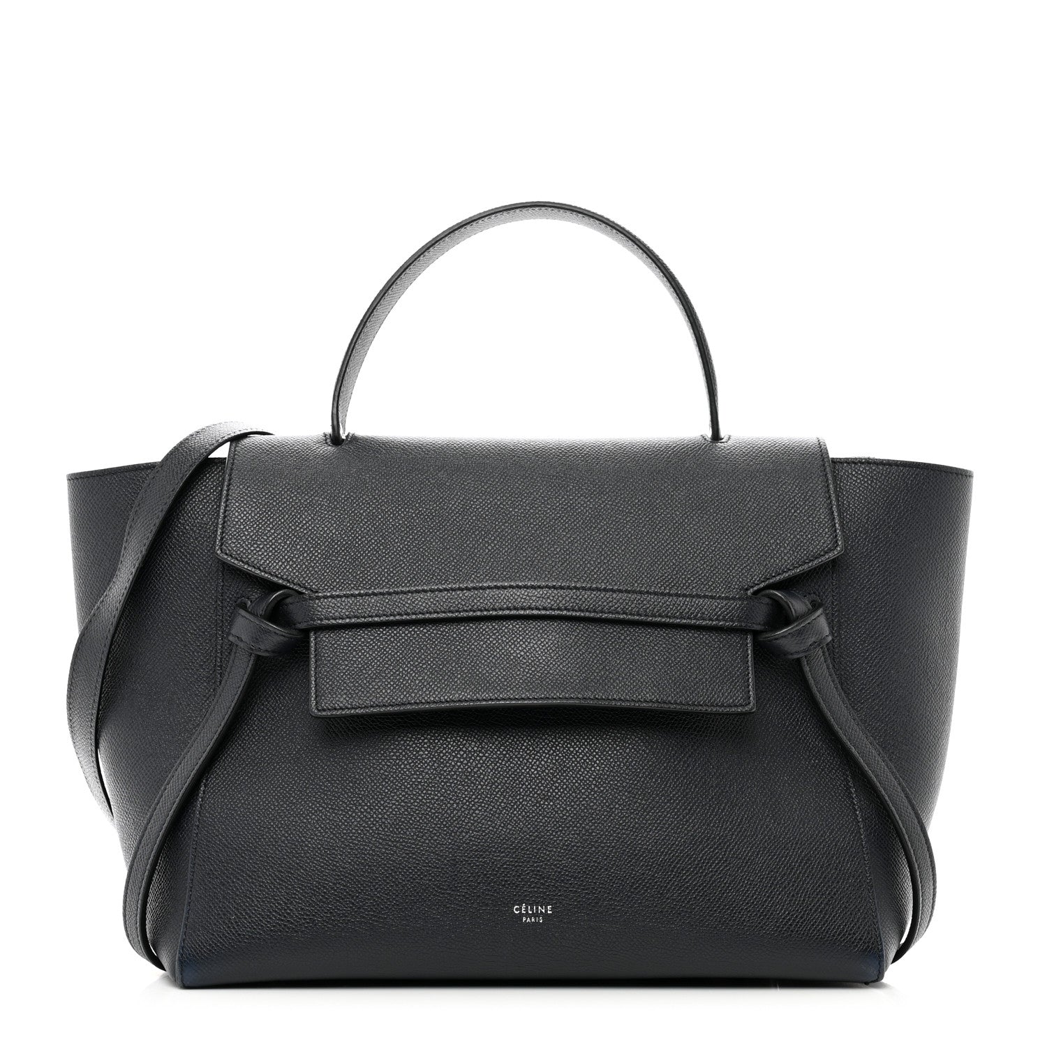 Celine Grained Calfskin Mini Belt Bag Black 1 of 12