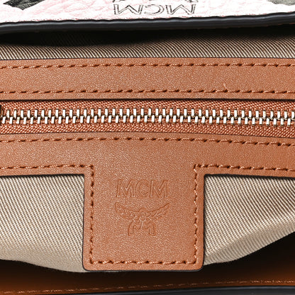MCM Visetos Medium Klara Hobo Soft Pink 6 of 9