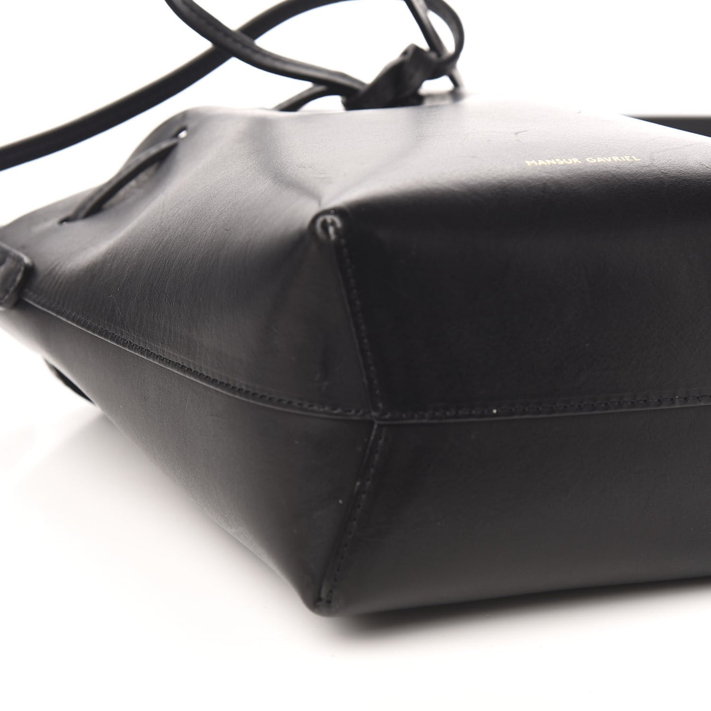 Calfskin Mini Mini Bucket Bag Black Royal