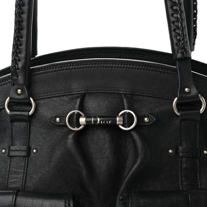 Christian Dior Calfskin My Dior Satchel Black 7 of 9