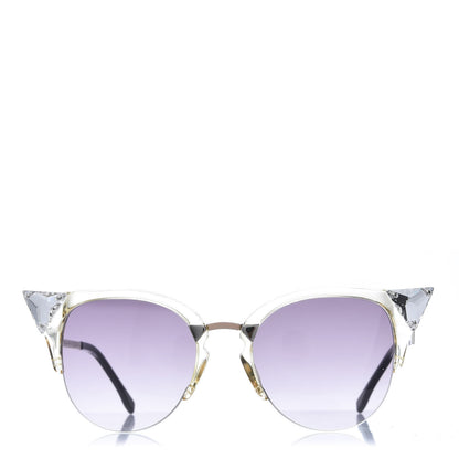 Fendi Iridia Cat Eye Sunglasses FF 0041/S Light Purple 2 of 8