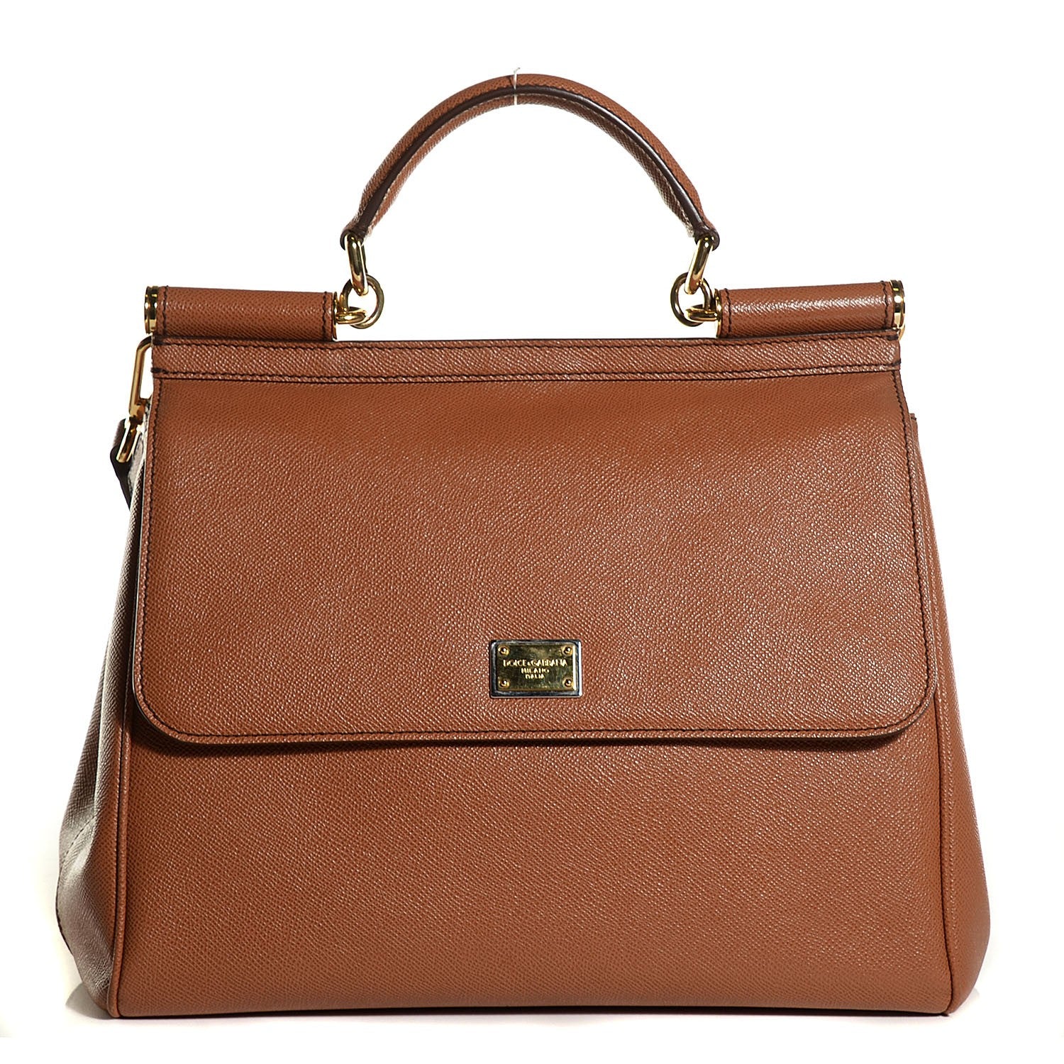 Dolce & Gabbana Dauphine Large Miss Sicily Satchel Beige 1 of 8