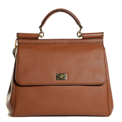 Dolce & Gabbana Dauphine Large Miss Sicily Satchel Beige 1 of 8