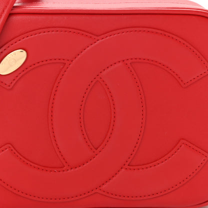 Chanel Lambskin CC Mania Camera Case Red 8 of 10