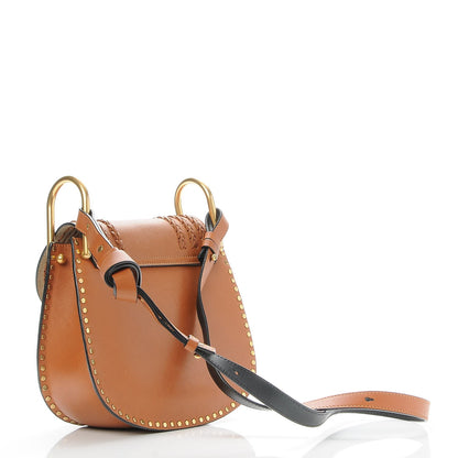 Chloe Calfskin Braided Medium Hudson Shoulder Bag Caramel 3 of 7