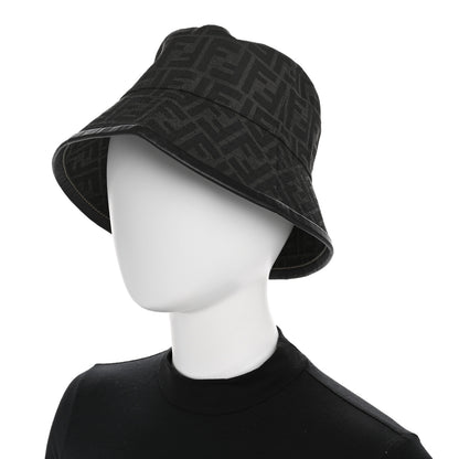 Fendi Technical Fabric FF Reversible Bucket Hat S Black 2 of 8