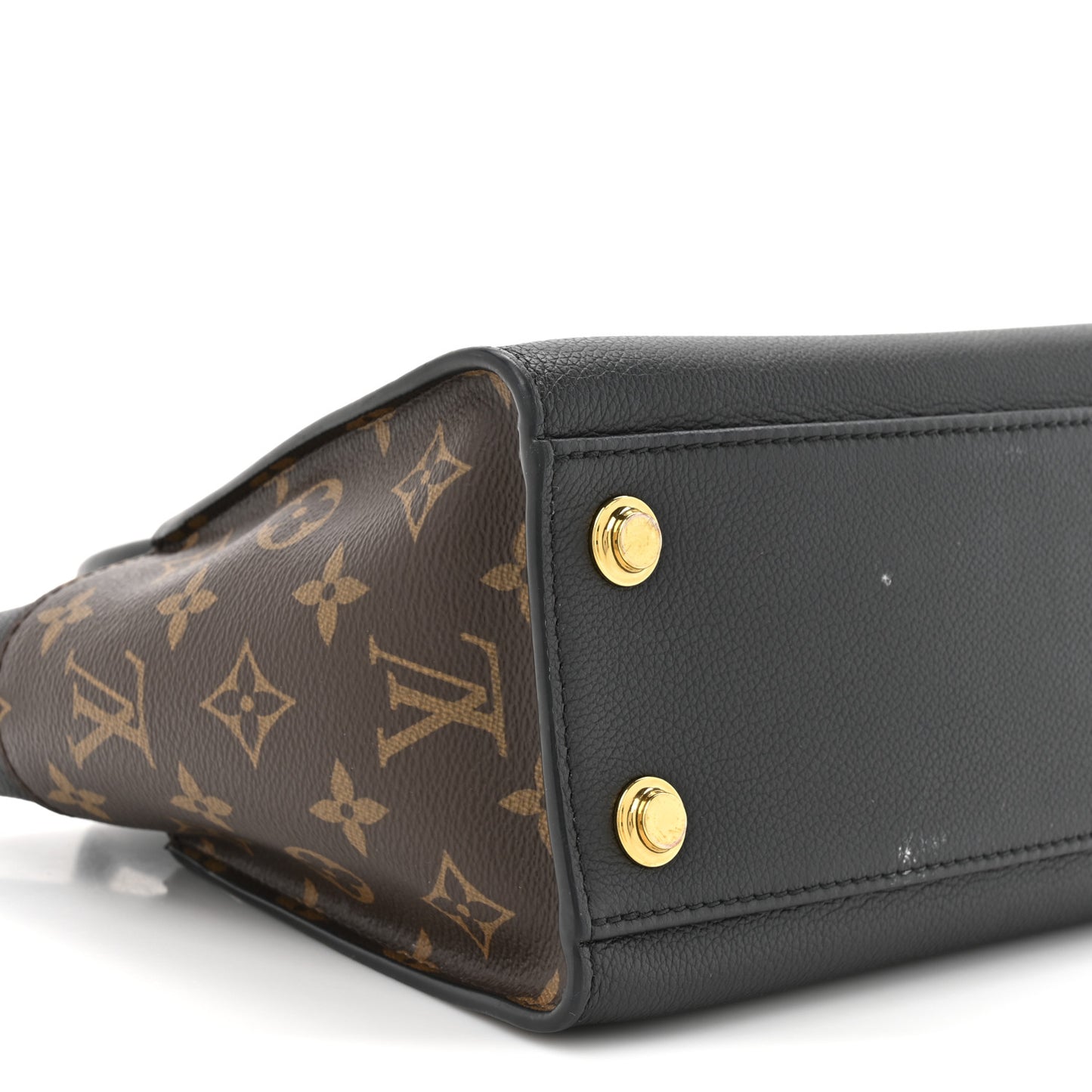 Calfskin Monogram On My Side PM Black