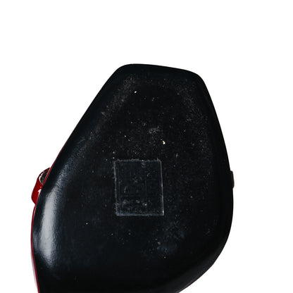 Saint Laurent Patent Opyum 110 Sandals 36.5 Hot Red 8 of 8