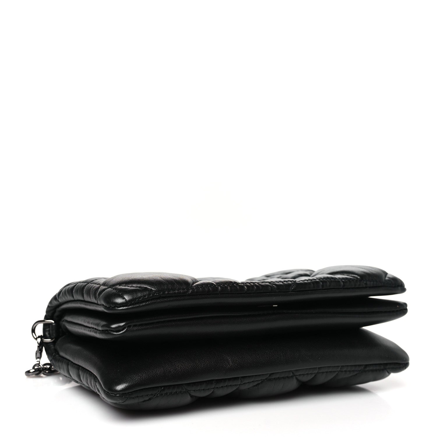 Christian Dior Calfskin Macrocannage Mini Caro Bag Black 4 of 10