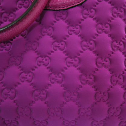 Gucci Guccissima Neoprene Techno Tag Medium Boston Magenta 10 of 10