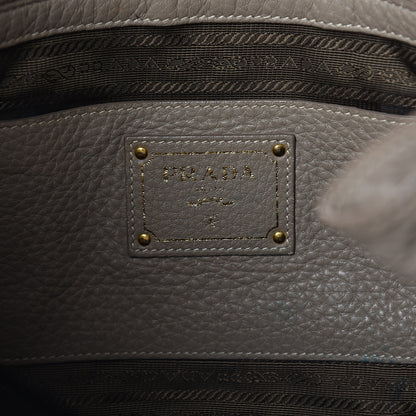 Prada Vitello Daino Side Zip Tote Visone 5 of 8