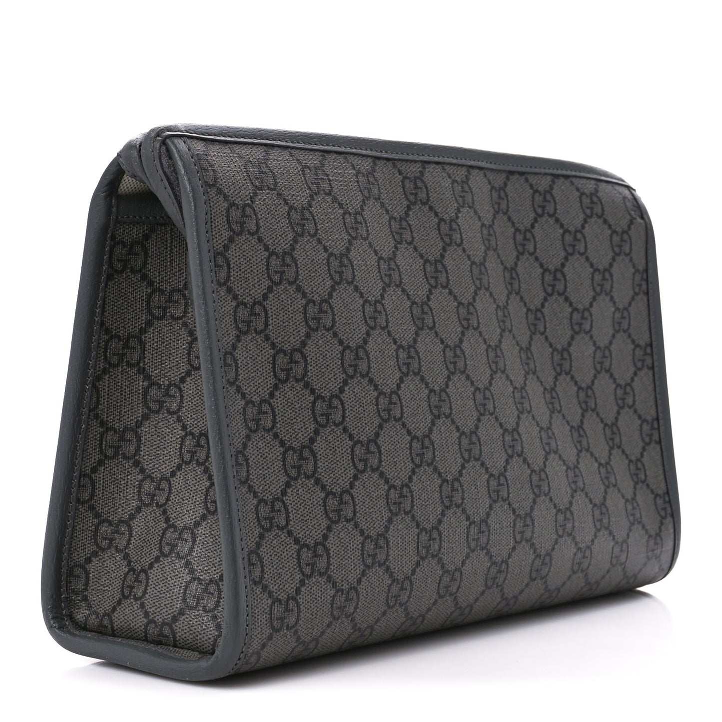 GG Supreme Monogram Ophidia GG Toiletry Case Grey Black