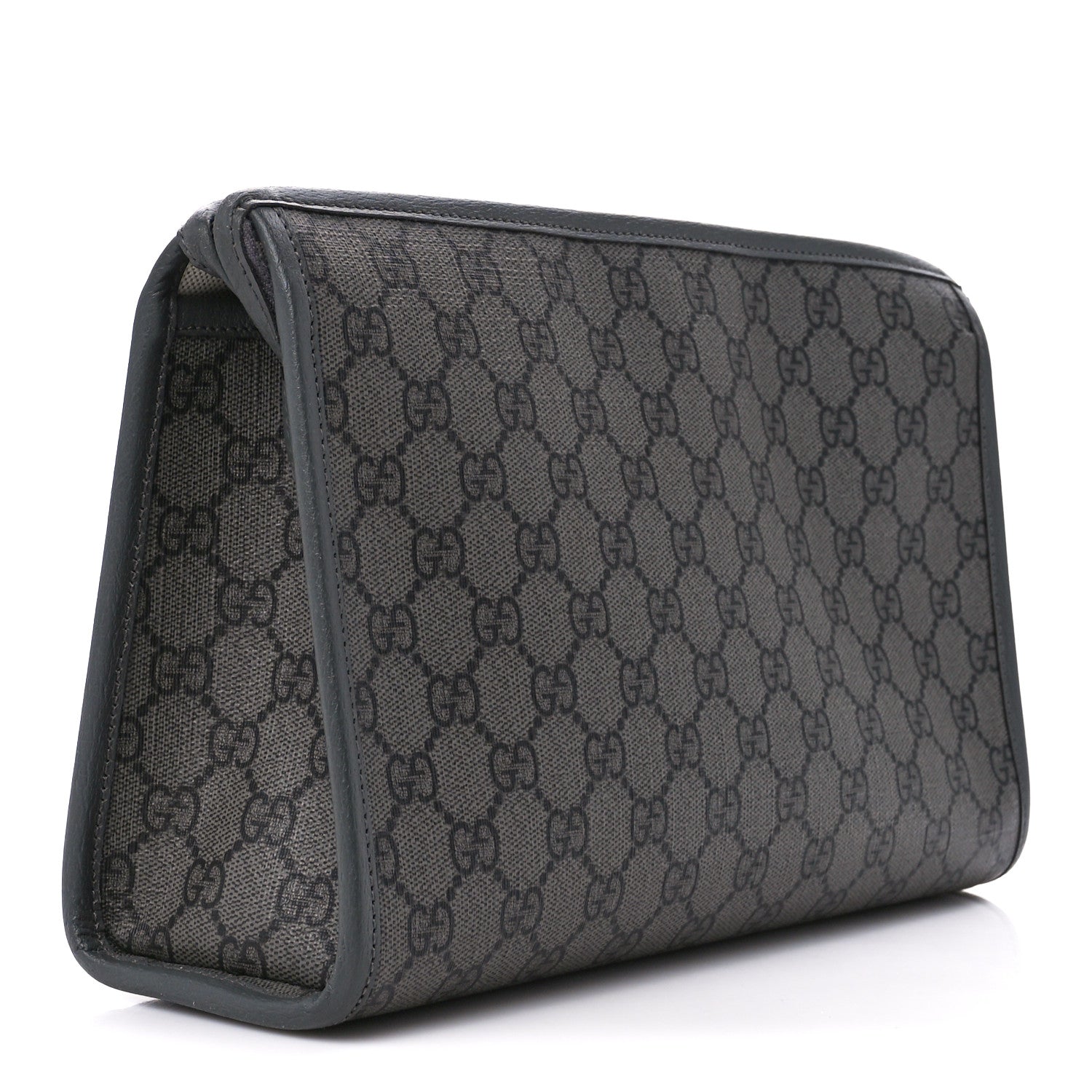 Gucci GG Supreme Monogram Ophidia GG Toiletry Case Grey Black 3 of 10