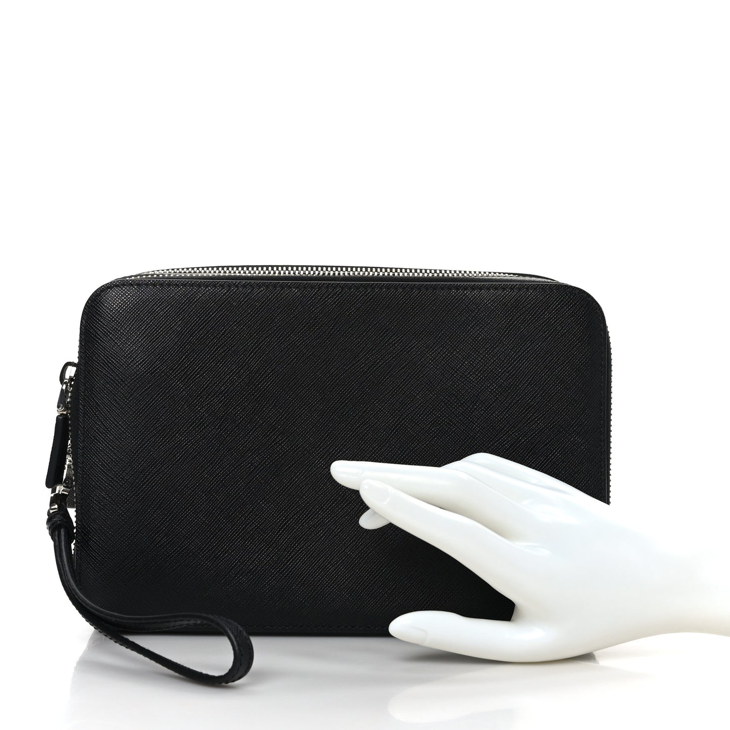 Saffiano Travel Pouch Black