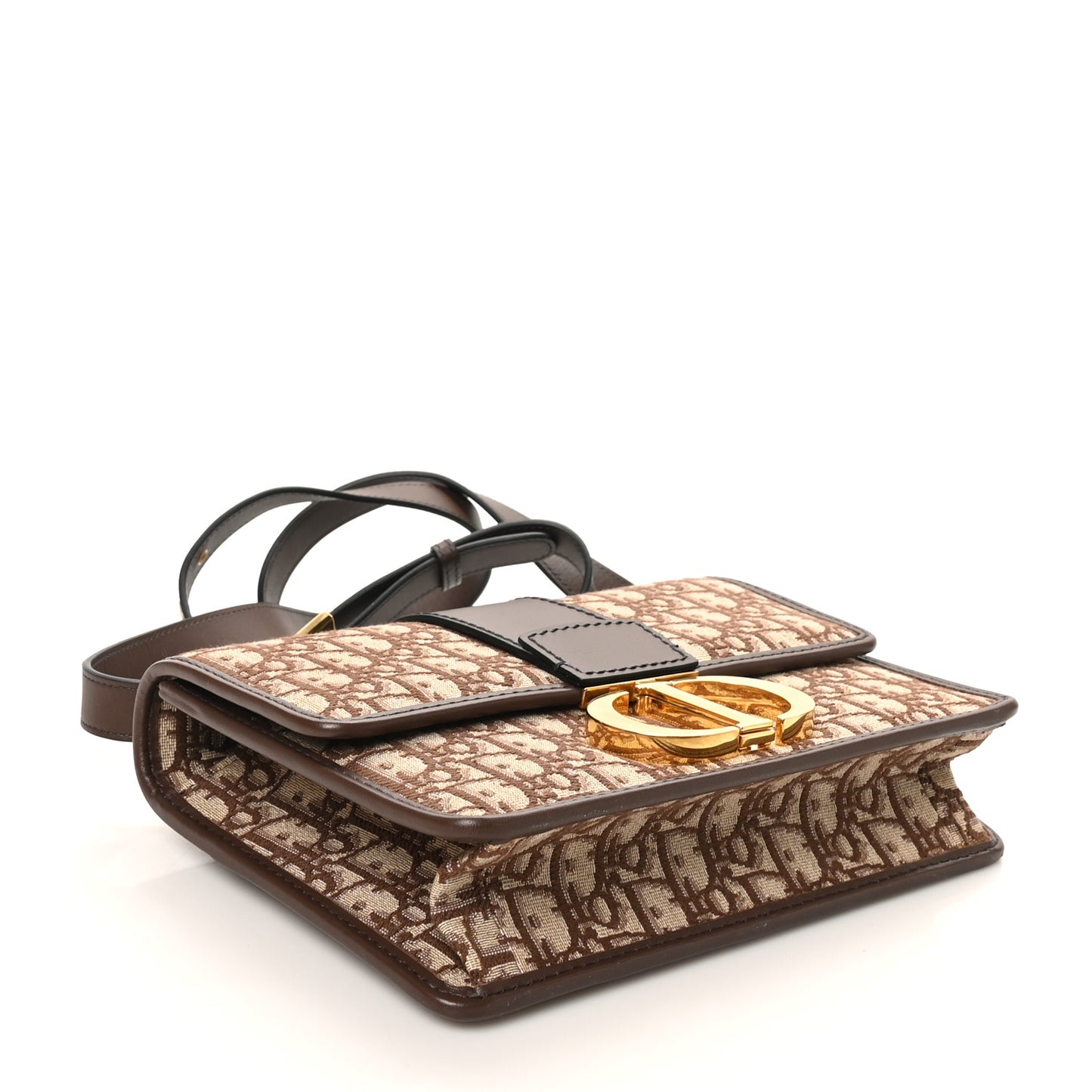 Oblique 30 Montaigne Flap Bag Brown