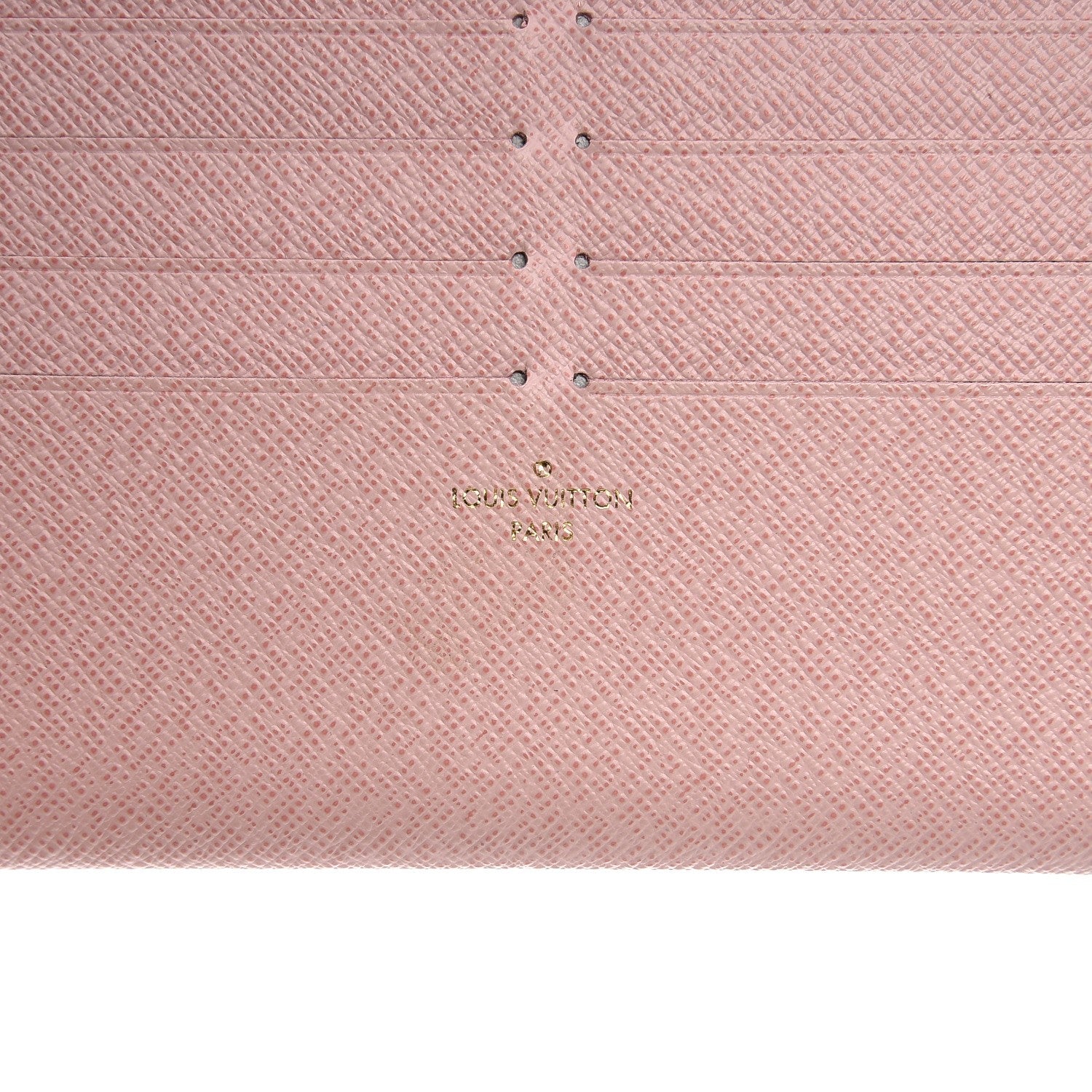 Louis Vuitton Calfskin Felicie Card Holder Insert Rose Ballerine 6 of 6
