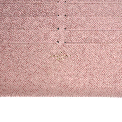 Louis Vuitton Calfskin Felicie Card Holder Insert Rose Ballerine 6 of 6