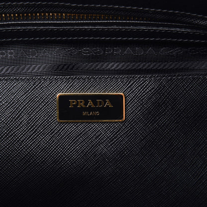 Prada Saffiano Medium Galleria Double Zip Tote Black 6 of 10